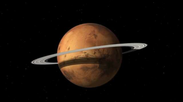 Марс с кольцами