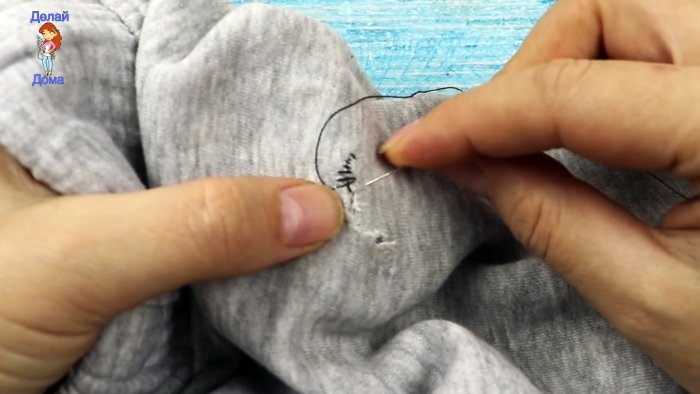 Как зашить дырку аккуратно потайным швом, даже если вы держите иголку первый раз в жизни
