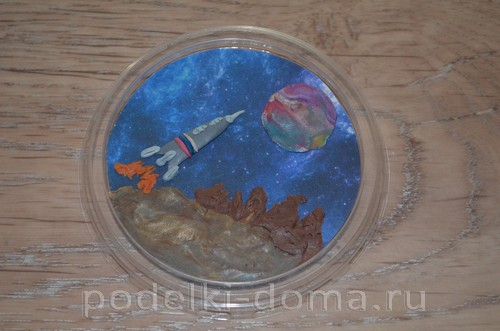 Поделки из пластилина на тему «Космос»