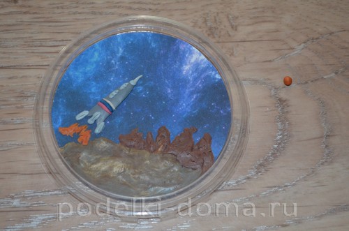 Поделки из пластилина на тему «Космос»